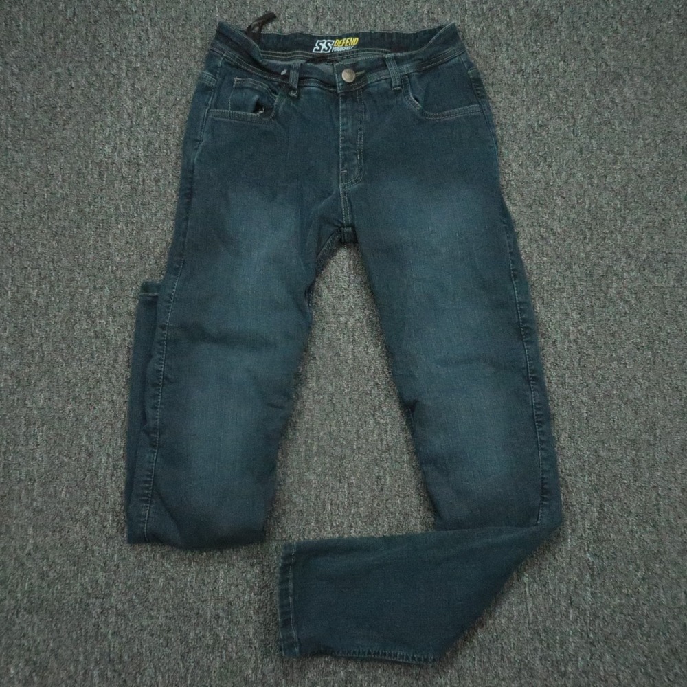 Speed & Strength Jeans‎ Mens 29x34 Blue Aramid Motorcycle Denim Knee Pad